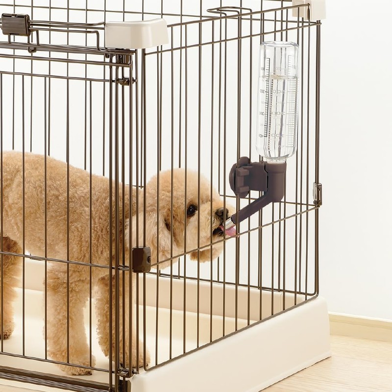 n with water nozzle bottle dark brown