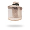 Ponytail Mosquito Head Net Hat - Wide Brim Sun Hats