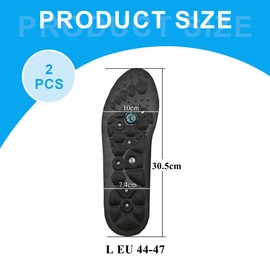 HAMKU Magnetische Einlagen Original,Magnetische Einlegesohlen Akupunktur,Schuheinlagen Orthopädische Für Männer Und Frauen,Reflexologie Akupressur Einlagen(M)