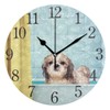 Reloj de pared con diseño de números árabes lindo húmedo