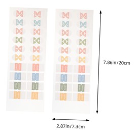 Operitacx Stickers Set 6 Sheets of Bookmarks for Planner Highlight Strips Sticky Page Markers Portable Sentence Markers Household Page Marker Learning Accessory