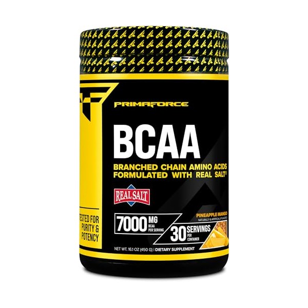 Primaforce Primaforce BCAA Powder (Pineapple Mango) (30 Servings) - 7000MG
