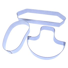 Baby Shoe 3D (Lace up) - Stainless Steel Cutter