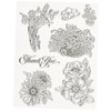 Penny Black Clear Stamp Set, Flower Gallery
