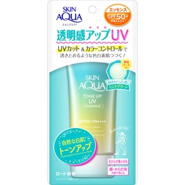 Skin Aqua Rohto Sunscreen Tone Up UV Essence 80 g SPF50+/PA++++ - Mint Green