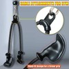 Ergonomic Tricep Rope Pulldown Attachment, Upgraded Triceps Rope Cable Attachments