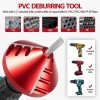 DearChan 2-in-1 Inner-Outer PVC Deburring and Chamfer Tool, Pipe Reamer