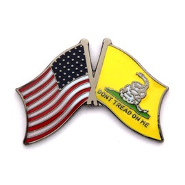 Gadsden Tea Party USA Flag Lapel Hat Pin PPM6020