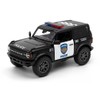 KiNSMART 2022 Ford Bronco SUV Police Edition 5 Inch 1:34