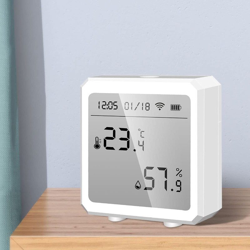 [-] WiFi Hygrometer Thermometer Wireless Temperature Humidity Monitor with App