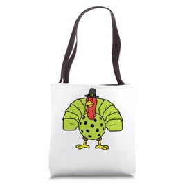 Thanksgiving Turkey Pickleball Rule the Kitchen Tote Bag