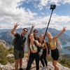 81" Extendable Selfie Stick Tripod for GoPro Mission 1 Pro