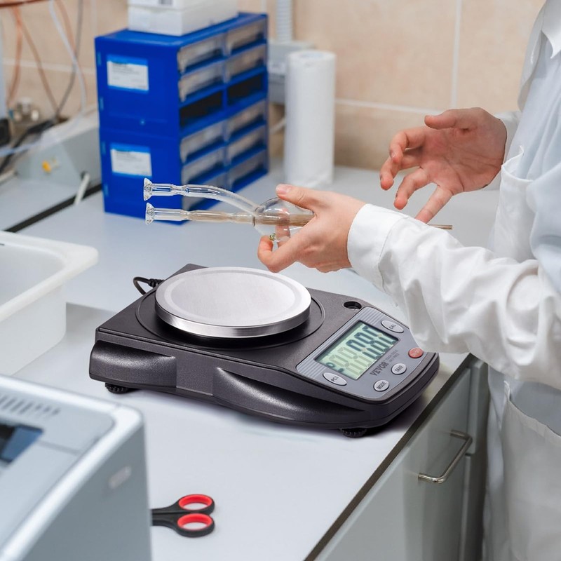 VEVOR Lab Scale, 600g x 0.01g Accuracy High Precision Analytical