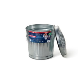 Behrens Manufacturing 6210 Galvanized Steel Trash Can, 10-Gallon