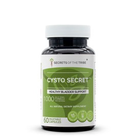 Secrets of the Tribe - Cysto Secret, Healthy Bladder Support, Herbal Supplement Blend (60 Capsules)