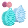 PACKOVE Silicone Bath Body Brush 4-Piece Set Soft Exfoliating Shower