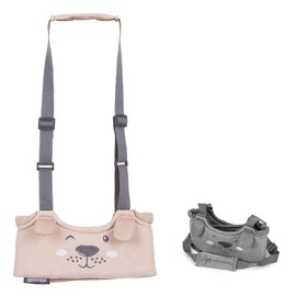 Chipolino Baby Running Belt 1st Steps Running Aid Running Lead at Home or on the Go Colour: Beige Grey