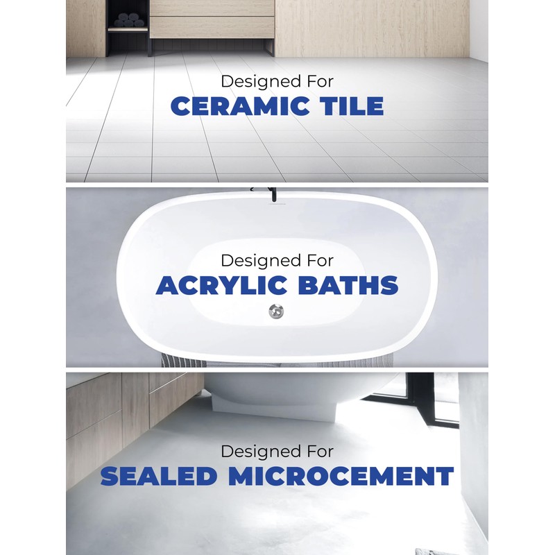 Clear Bloom Anti-Slip Shower Stickers for Tub & Shower Floor