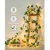 JMEXSUSS 100 LED Vines with Lights Plug in, Ivy Vines