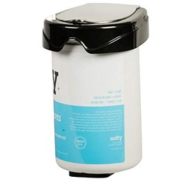 San Jamar WD1010BKSS Commercial Kleen Keeper Wet Wipe Dispenser, Stainless Steel/Black