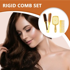 Hair Comb Set | Comb Set for Women,Beauty Makeup Straightening Brush Stylist Tool for Wet Dry Use
