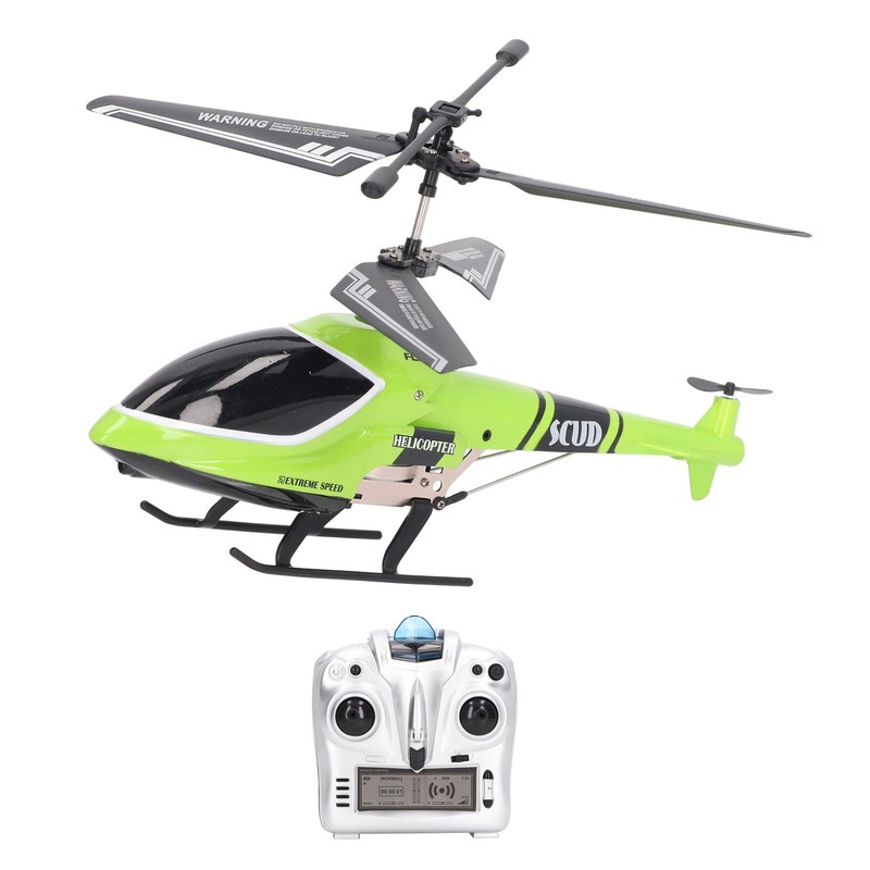 Remote Control Helicopter 2.4G Fixed Height Green Plastic Mini RC