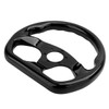 HIWOWSPORT Carbon Fiber Racing Steering Wheel Flat Bottom 320mm Diameter