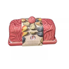 John Derian Stoneware Cabbage Butter Dish Pink John Derian For Target 2024 NWT- IN HAND
