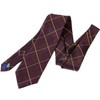 Michi Kolondon Brand Necktie, Made in Japan, 100% Silk, Jacquard
