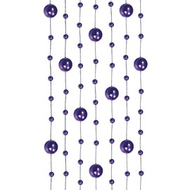 Pearl Garland Pack of 5 x 1.3 m Colour: Purple 20