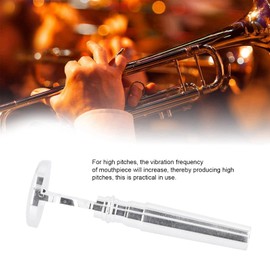 Tuba mouthpiece, silver trumpet mouthpiece. Durable corrosion protection for training