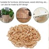 180PCS Wooden Dowels, 3 Sizes 6mm 8mm 10mm Round Dowel