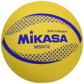 MIKASA MSN78-Y Color Soft Volleyball Circumference 30.7 inches (78 cm) Test Ball (Yellow)