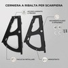 Shoe Cabinet Hinge, Single Layer Flip Frame Mechanism Hardware for