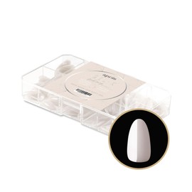 Apres Neutrals Gel-X Whitney Box Of Nail Tips, 11 Sizes 00-9, Soft Gel Tip Box (150pcs) (Natural Almond Short, 150)