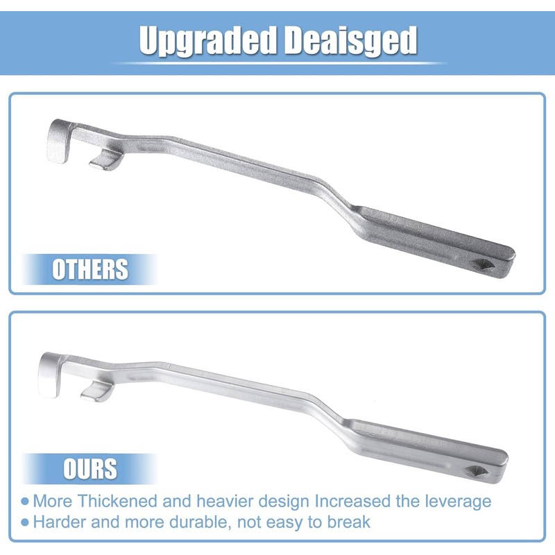Kisfun Wrench Extender Tool Bar and Adaptor, Wrench Extension Hand