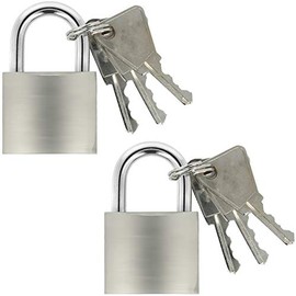 com-four® Padlock, Various Designs and Sizes, for Home, Work or On the Go
