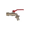 Sanitop-Wingenroth Ball Drain Valve with Hose Screw Connection 3/4 inches,