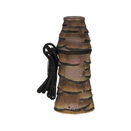 Flextone Hunting Loud True-to-Life Realistic Gobbles Sounds Easy-to-Use Double-Reed Flexible Magnum Thunder Gobble Locator Hybrid Turkey Game Call (Gen 2) Brown 2 x 2 x 2