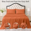 Queen Bed Sheets Set, Soft Breathable Bedding Sheet Set, Sheets