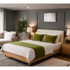 Velvet Bed Runner Bed Scarf Handmade Reversible Perfect For Home