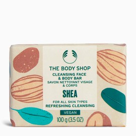 The Body Shop Shea Soap - Face & Body Cleansing Bar - For All Skin Types - 100g