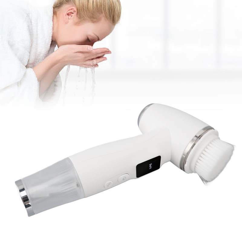 Handheld Facial Cleansing Brush IPX5 Waterproof Automatic Foaming Electric Facial