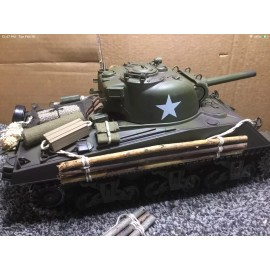 Handmade 1/16 Scale RC Tank Accessories - 8 Piece Log Armor & Stowage Set Handmade