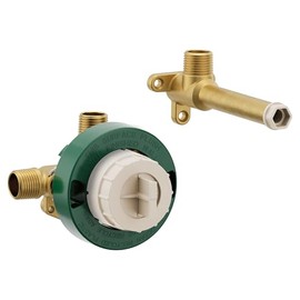 Moen Single Handle Wall Mount Tub Filler High Flow Tub Faucet Rough-In Valve with CC/ICS Connections, WMV130CIS