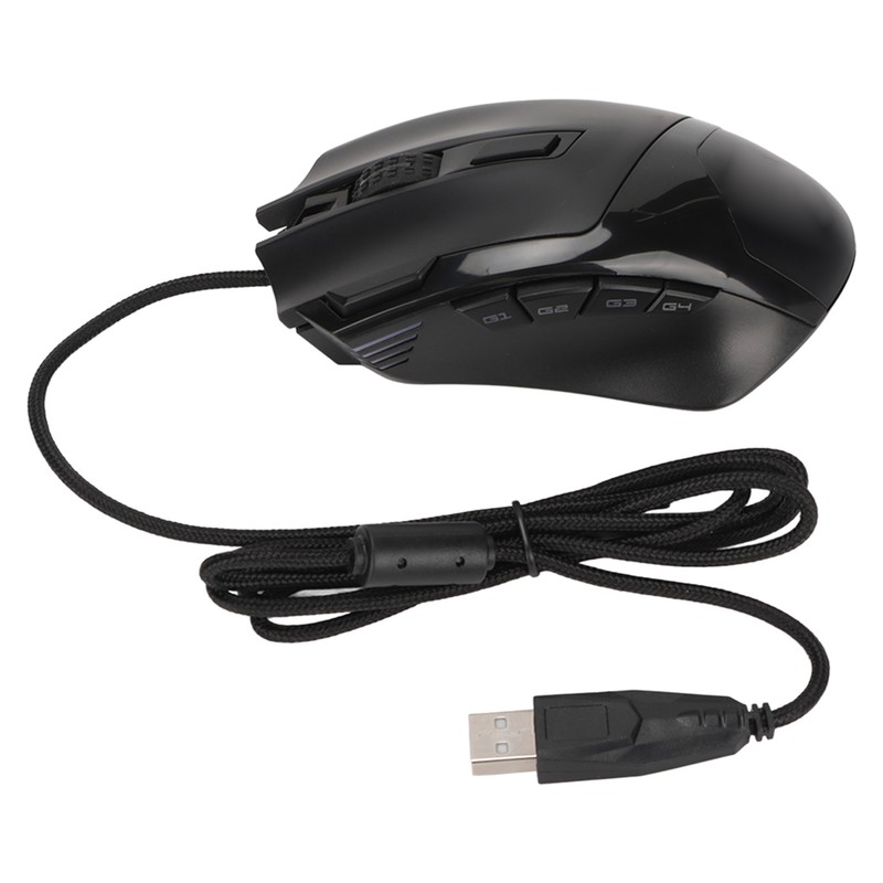 Gaming Wired Mouse RGB 6 DPI Levels High Accuracy Black