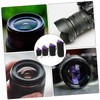 SHINEOFI 4pcs Camera Lens Bags Thickened Drawstring Storage Pouches for