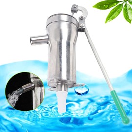 Manual Water Pump for Well, Hand Crank Well Water Pump Domestic Hand Deep Well Pump Stainless Steel Manual Deep Well Pump for Industrial Work/Farm