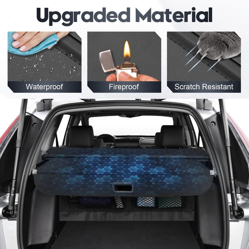 Cargo Cover for Honda CRV 2023-2025 2026 with Extra Storage