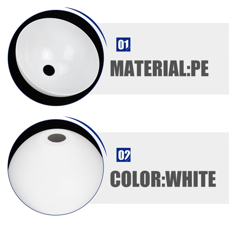 OSALADI -Compatible Decorative Lampshade in Mushroom Shape Plastic Construction for